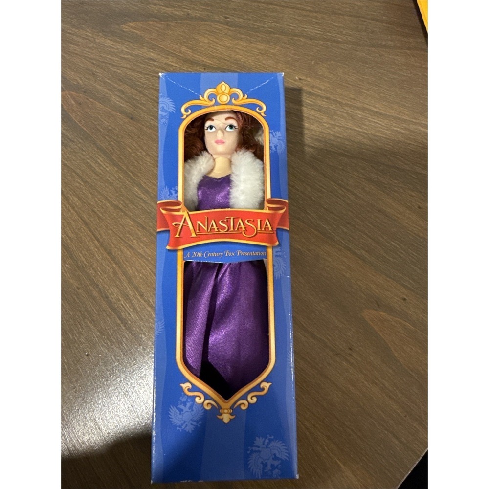 Vintage 1997 Anastasia 20th Century Fox Hair Growing Doll W/2 Outfits.New In Box